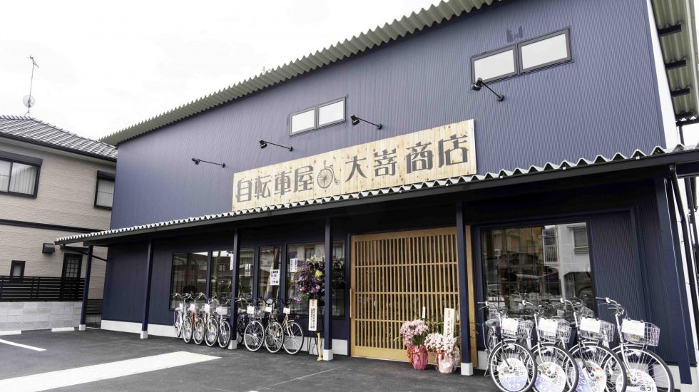 自転車屋 大嵜商店 店舗内装デザインのideal 株式会社 匠工房